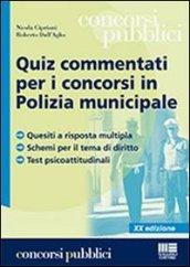 Quiz commentati per i concorsi in polizia municipale