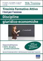 Tirocinio formativo attivo. Discipline giuridico-economiche. Test