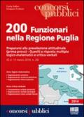 200 funzionari nella Regione Puglia. Prepararsi alla preselezione attitudinale. Prima prova