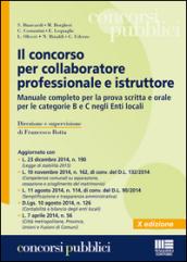 Il concorso per collaboratore professionale e istruttore