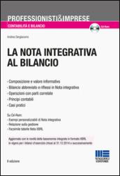 La nota integrativa al bilancio. Con CD-ROM