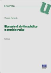 Glossario di diritto pubblico e amministrativo