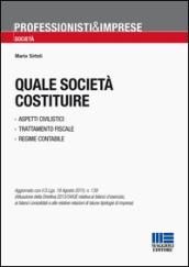 Quale società costituire