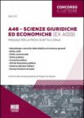 A46 scienze giuridiche ed economiche (ex A019)