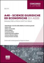 A46 scienze giuridiche ed economiche (ex A019)