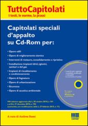 Capitolati speciali d'appalto. CD-ROM