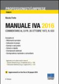 Manuale IVA 2016. Con aggiornamento online