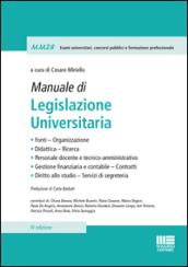 Manuale di legislazione universitaria