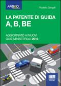 La patente di guida A, B, BE