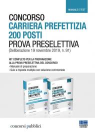 Concorso carriera prefettizia 200 posti. Prova preselettiva. Kit completo per la preparazione. Manuale e quiz