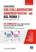 Concorso 326 collaboratori amministrativi ASL Roma 1 (Cat. D) (G.U. 29 maggio 2020, n. 42). Kit completo per la preparazione a tutte le prove del concorso