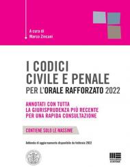 I codici civile e penale per l'orale rafforzato 2022