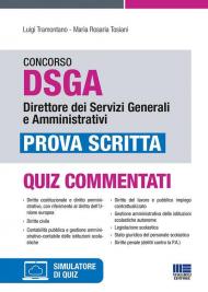 Concorso DSGA Direttore dei Servizi Generali e Amministrativi. Prova scritta. Con software di simulazione