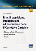 Rito di cognizione, impugnazioni ed esecuzione dopo il Correttivo Cartabia. Tabella di raffronto della normativa. Schemi procedurali. Formule