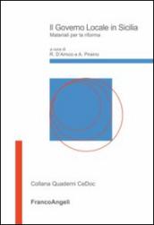 Il governo locale in Sicilia. Materiali per la riforma