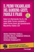 Il primo vocabolario del bambino: gesti, parole e frasi. Valori di riferimento fra 8 e 36 mesi delle forme complete e delle forme brevi del questionario