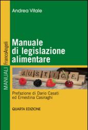 Manuale di legislazione alimentare