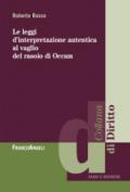 Le leggi di interpretazione autentica al vaglio del rasoio di Occam