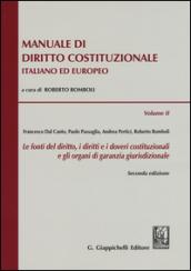 Manuale di diritto costituzionale italiano ed europeo: 2