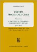 Diritto processuale civile. 3: Il processo di esecuzione. I procedimenti speciali
