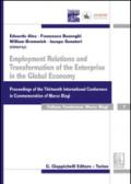 Employment relations and transformation of the enterprise in the global economy proceedings of the thirteenth international conference in Commemoration of Marco Biag