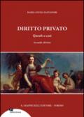 Diritto privato. Quesiti e casi