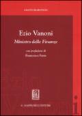 Ezio Vanoni. Ministro delle finanze