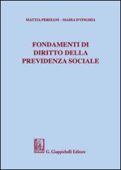 Fondamenti di diritto della previdenza sociale