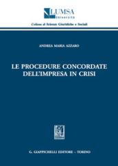 Le procedure concordate dell'impresa in crisi