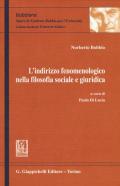 L' indirizzo fenomenologico nella filosofia sociale e giuridica