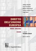 Diritto dell'Unione Europea. Parte speciale