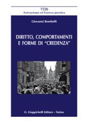 DIRITTO, COMPORTAMENTI E FORME DI «CREDENZA»