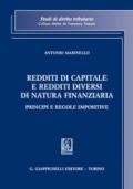 Redditi di capitale e redditi diversi di natura finanziaria