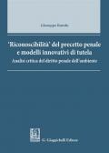 Riconoscibilità del precetto penale e modelli innovativi di tutela. Analisi critica del diritto penale dell'ambiente