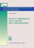 Finalità e performance nella gestione delle organizzazioni