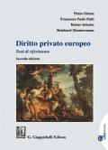 Diritto privato europeo. Testi di riferimento