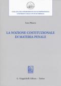 La nozione costituzionale di materia penale