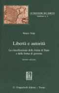 Libertà e autorità. La classificazione delle forme di Stato e delle forme di governo