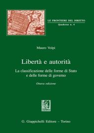 Libertà e autorità. La classificazione delle forme di Stato e delle forme di governo