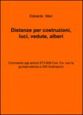 Distanze per costruzioni, luci, vedute, alberi. Commento agli articoli 873-908 Cod. Civ. con la giurisprudenza e 200 illustrazioni