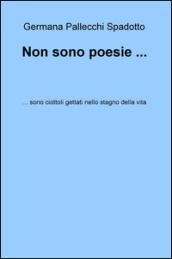 Non sono poesie... Sono ciottoli gettati nello stagno della vita