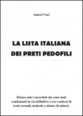 La lista italiana dei preti pedofili