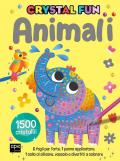 Animali. Crystal fun. Ediz. a colori. Con penna applicatore. Con spatola