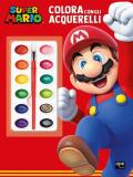 Super Mario. Colora con gli acquerelli. Ediz. illustrata. Con acquerelli. Con pennello