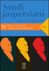 Studi jaspersiani. Rivista annuale della società italiana Karl Jaspers (2016): 4