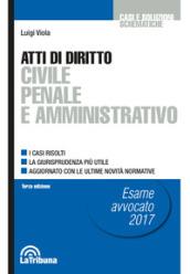 Atti di diritto civile penale e amministrativo