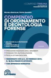 Compendio di ordinamento e deontologia forense