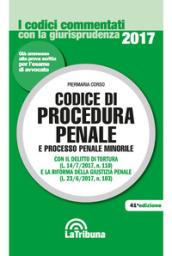 Codice di procedura penale e processo penale minorile