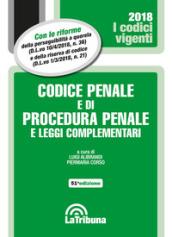 CODICE PENALE E DI PROCEDURA PENALE