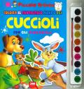 Colora il fantastico mondo dei cuccioli con gli acquarelli. Piccolo artista. Ediz. a colori. Con gadget